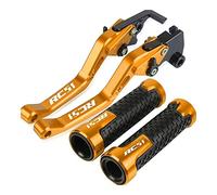 Piezas Para RC51 RVT1000SP-1 SP-2 2000 2001 2002-2006 Manillar De Motocicleta Palancas De Embrague De Freno Ajustables Empuñaduras Manija(Oro)