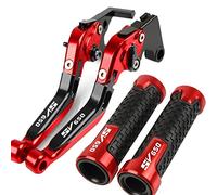 Piezas Para Suzuki SV650 1999 2000-2012，Palancas De Embrague De Freno Plegables Motocicleta, Empuñaduras De Manillar Ajustables, Accesorios CNC Con SV 650(6)