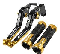 Piezas Para Suzuki SV650 1999 2000-2012，Palancas De Embrague De Freno Plegables Motocicleta, Empuñaduras De Manillar Ajustables, Accesorios CNC Con SV 650(9)