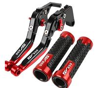 Piezas Para Suzuki SV650 1999 2000-2012，Palancas De Embrague De Freno Plegables Motocicleta, Empuñaduras De Manillar Ajustables, Accesorios CNC Con SV 650(5)