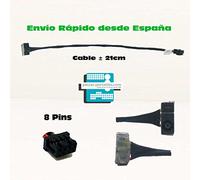 piezas-portatiles.com Conector DC Jack con Cable para HP 14-d005AX 8 Pins