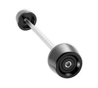 Piezas Protector De Chasis para Motocicleta para para RnineT R1200R R1250RS Eje Rueda Delantera. Protección contra Caídas Protector Horquilla Eje Rueda Moto(Negro,Conjunto 1)