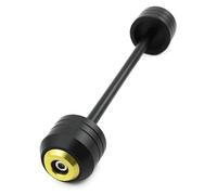 Piezas Protector De Eje Rueda Horquilla Delantera Y Trasera Motocicleta para Aprilia Shiver 750 SHIVER750 2007-2014 Deslizador Cuadro Protector Horquilla Eje Rueda Moto(Oro)