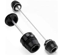 Piezas Protector De Eje Rueda Horquilla Delantera Y Trasera Motocicleta para R1200GS Adventure R 1200GS 1200 GS ADV GS (2014-2018) Protector Horquilla Eje Rueda Moto(Negro,Delantero Trasero)