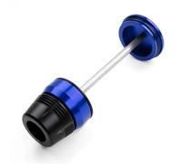 Piezas Protector De Eje Rueda Horquilla Delantera Y Trasera Motocicleta para R1200GS Adventure R 1200GS 1200 GS ADV GS (2014-2018) Protector Horquilla Eje Rueda Moto(Azul,Trasero)