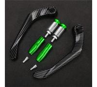 Piezas Protectoras De Mano para Palanca Embrague Freno Manillar Motocicleta 7/8 "para Aprilia para Shiver 750 900 2007-2017(Green A)
