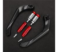 Piezas Protectoras De Mano para Palanca Embrague Freno Manillar Motocicleta 7/8 "para Aprilia para Shiver 750 900 2007-2017(Red A)