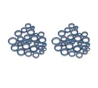 Piezas RC Compatible con Arrma Big para Rock para Typhon para Granite para Senton 3S para BLX 1/10 Kit De 52 Rodamientos Sellados para Coche RC