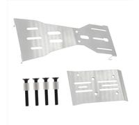 Piezas RC Compatible con Arrma Fury Mega 1/10 Accesorios para Mejora De Coche A Control Remoto, Kit De Placa Protectora De Base De Acero Inoxidable