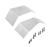 Piezas RC Compatible con ARRMA para Gorgon 1/10 RC Monster Truck, Piezas De Mejora De Coche, Parte Delantera Y Trasera De Acero Inoxidable para Protector De Chasis