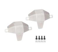 Piezas RC Compatible con Axial AXP8 Gilamon 1/8 RC Truck Cars Actualizaciones Piezas Modificación Repuesto Acero Inoxidable Eje Delantero Trasero Protector