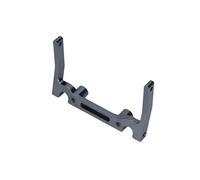 Piezas RC Compatible con Axial para SCX10 1/10 RC Tracked Car Upgrade Parts Accesorios 1 Pieza Caja Electrónica De Aluminio Viga De Montaje CNC(Gray)