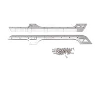 Piezas RC Compatible con Axial para SCX10 90046 AXI03007 YK4102 1/10 Piezas De Mejora Coche RC Crawler 2 Faldones Laterales Metálicos, Distancia Entre Ejes De 313 Mm