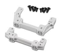 Piezas RC Compatible con Axial para SCX10 II 90046 90047 1/10 Piezas De Mejora para Coches RC Crawler Soportes Metálicos para Parachoques Delanteros Y Traseros, Y Base.