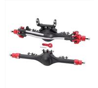 Piezas RC Compatible con Axial para SCX10 II 90046 90047 1/10 Piezas De Modificación para Coche RC Crawler, Ejes Completos, Delanteros Y Traseros Rectos