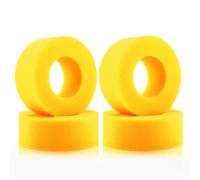 Piezas RC Compatible con Axial para SCX10 para Traxxas para TRX4 D90 1/10 RC Accesorios De Piezas De Coche Rueda Inserto De Neumático Esponja De Espuma 1,9 "4 Uds(Yellow)