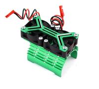 Piezas RC Compatible con Axial para SCX10 para Traxxas para TRX4 para Tamiya 1/8 1/10 Disipador De Calor para Motor RC Ventilador De Refrigeración Motor De 36mm(Green)