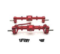 Piezas RC Compatible con MN82 LC79 para MN78 D90 D91 D96 99S 1/12 RC Cars Actualizaciones Piezas Accesorios Metales Eje Portal Delantero Trasero