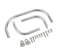 Piezas RC Compatible con Tamiya 1/10 Repuestos para Coches De Control Remoto, Accesorios De Repuesto, Protector De Parachoques Delantero Y Trasero De Aluminio