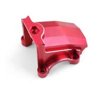 Piezas RC Compatible con Traxxas para Maxx 1/5 1/6 RC Camión Piezas De Coche Accesorios Metal Frontal Diferencial Carcasa Caja De Cambios Cubierta 7780(Red)