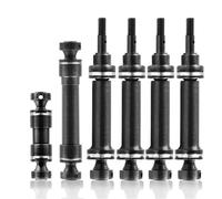 Piezas RC Compatible con Traxxas para Slash 4WD 1/16 RC, Piezas De Coche, Accesorios, Eje De Transmisión Central Delantero Y Trasero De Acero Endurecido 7051 7250R(Color C)