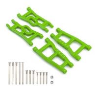 Piezas RC Compatible con Traxxas para Slash para VXL para Nitro para Slash 1/10 RC Piezas De Mejora para Coche Juego De Brazos De Suspensión Delanteros Y Traseros(Green)