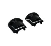 Piezas RC Compatible con TRAXXAS para TRX4 para TRX6 HB R1001 R1002 R1003 1/10 RC Crawler Car Piezas Cubiertas Traseras del Eje Delantero Y Trasero(Black)