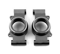 Piezas RC Compatible con Traxxas para X-Maxx 6S 8S 1/5 RC Monster Truck Cars Piezas De Actualización Accesorios 2 Piezas De Soporte De para Cubo De Eje Trasero De Metal(Black)