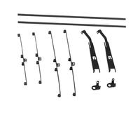 Piezas RC Compatible con Traxxas Trx4 para Bronco 92076-4 para Rgt para Yikong 1/10 Simulación para Coches De Escalada Piezas De Actualización De Limpiaparabrisas De Metal(Black)