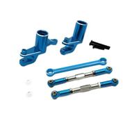 Piezas RC Compatible con UD1201 UD1202 1/12 RC Modificación Y Mejora para Coches Piezas De Repuesto Accesorios Conjunto De Dirección Metálico(Blue)