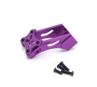 Piezas RC Compatible con Wltoys 144001 144010 124007 124017 124019 184016 RC Accesorios para Piezas De Coche Soporte De Fijación Metálico para Alerón Trasero(Purple)