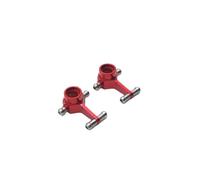 Piezas RC Compatible con Wltoys 284131 K969 K979 K989 K999 P929 P939 1/28 RC Repuestos Y Accesorios para Coches 2 Unidades Copas De Dirección Delanteras De Metal(Red)