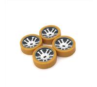 Piezas RC Compatible con WLtoys 284131 K989 1/28 RC, Piezas De Modificación De Actualización De Coche, Accesorios, para Cubo De Rueda, Neumático Blando(Yellow)