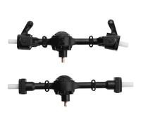 Piezas RC Compatible con WPL B1 B14 B24 C14 C24 C34 C44 1/16 RC Cars Mejoras Modificación Piezas 2 Engranaje Eje Delantero Trasero Puente