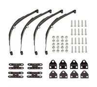 Piezas RC Para Axial Para SCX10 F350 4WD D90 TF2 Para Tamiya 1/10 4 Juego Duro Hoja Suspensión Resorte Barra Acero Inoxidable Reemplazo Coche RC Crawler