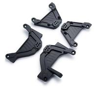 Piezas RC para Axial SCX6 AXI05000 Piezas De Mejora CNC Aluminio Delantero Trasero Torres De Choque Soporte De Montaje 1/6 Coche Trepador De Control Remoto