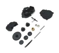 Piezas RC Para FMS Para FCX24 Para Unimog K5 Para Blazer 1/24 Kit Engranaje Cubierta Transmisión Aluminio Piezas Coche RC Accesorios Actualizaciones Reemplazos(Black)