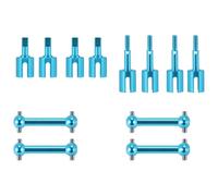 Piezas RC para Tamiya para TT-01 TT01D TT01E para TT-02 1/10 RC Cars Upgrade Parts Juego De Juntas De Copa Diferencial De Hueso De Perro De Eje De Transmisión