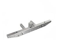 Piezas RC Para Traxxas Para TRX4 Para Defender 82056-4 1/10 Coche Trepador Control Remoto Piezas Mejora Parachoques Delantero Trasero Cabrestante Base Montaje Accesorios Decoración(Silver,Rear)