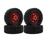 Piezas RC Para WPL C14 C24 C24-1 1/16 Kit Chasis Marco Metal Con Eje Caja Cambios Amortiguadores Neumáticos Repuestos Actualización Autos RC Distancia Entre Ejes Accesorios Ensamblaje(Tires 4)