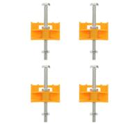 Piezas Regulador de 4 Posicionamiento de Baldosas | Nivelación y Control de Altura, para Baldosa Cerámica, Uso en Balcón y Salón, Color Amarillo
