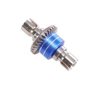 Piezas Reparación RC Para MJX Para Hyper Go 1/16 16207 H16BM-PL 14210 H14BM 14301-02-03 1/14 RC Cars Piezas Engranaje Diferencial Delantero Trasero Metal Mejorado(Blue)
