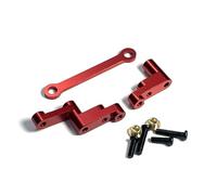 Piezas Reparación RC Para MJX Para Hyper Go 16207 16208 16209 16210 H16 H16BM 1/16 Control Remoto Coche Piezas Metal Accesorios Dirección(Red)