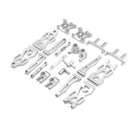 Piezas Reparación RC Para SCY Para JJRC 16101 16102 16103 16104 16106 16201 Q117 1/16 Piezas De Actualización De Coche RC Vulnerables A Modificaciones Y Metal(Silver)