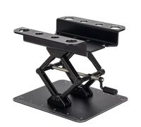 Piezas Reparación RC Para TRX4 Para Redcat Para Axial Para Arrma Para Kraton Para Slash 1/10 1/12 RC Car Work Stand Estación Reparación Altura Ajustable Ensamblaje Para Plataforma(Black)