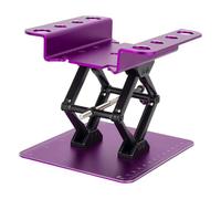 Piezas Reparación RC Para TRX4 Para Redcat Para Axial Para Arrma Para Kraton Para Slash 1/10 1/12 RC Car Work Stand Estación Reparación Altura Ajustable Ensamblaje Para Plataforma(Purple)