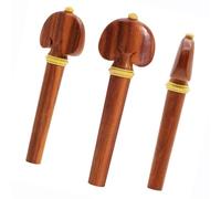 Piezas Repuesto Violín Accesorios Para Violín De Tamaño 4/4 Clavija De Violín Resistente De Palisandro Cordal Barbada Pasador De Extremo
