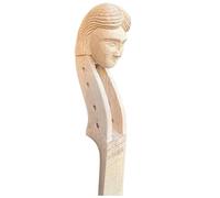 Piezas Repuesto Violín Violín 4/4 Con Clavijero Tallado A Mano De Arce Duro Natural Con Tallado De Animales(4 string N)