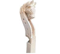 Piezas Repuesto Violín Violín 4/4 Con Clavijero Tallado A Mano De Arce Duro Natural Con Tallado De Animales(4 string M)