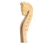 Piezas Repuesto Violín Violín 4/4 Con Clavijero Tallado A Mano De Arce Duro Natural Con Tallado De Animales(5 string M)